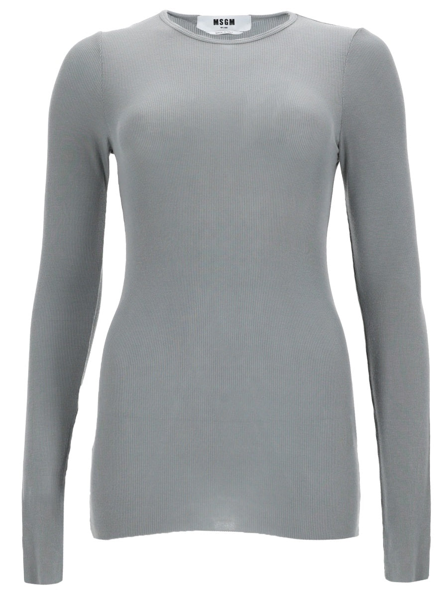 Msgm T Shirt In Viscosa