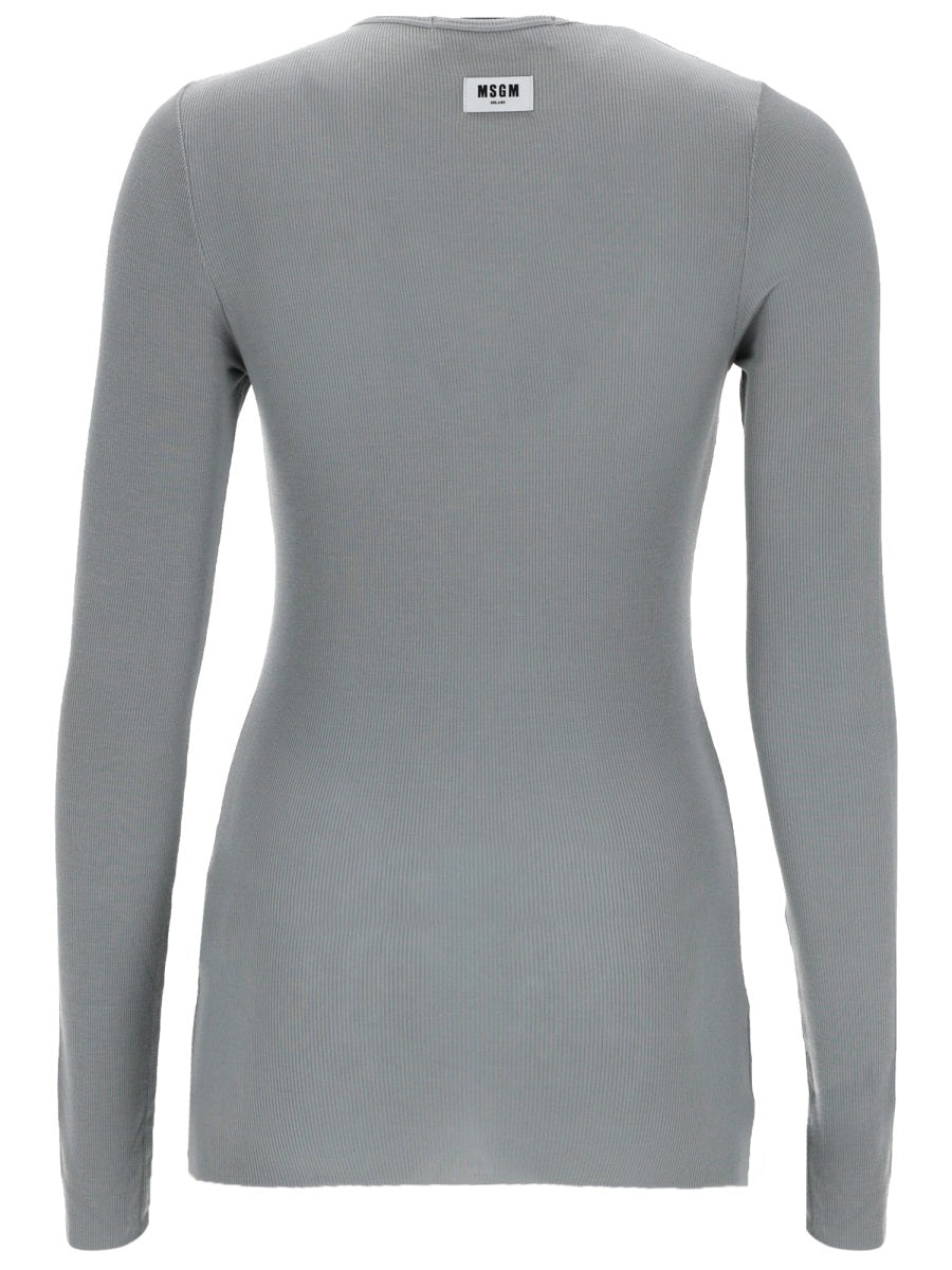 Msgm T Shirt In Viscosa