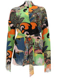 Etro Cardigan Con Frange