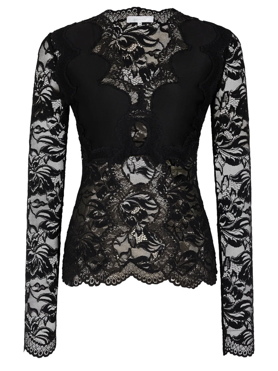 Rabanne Top In Pizzo