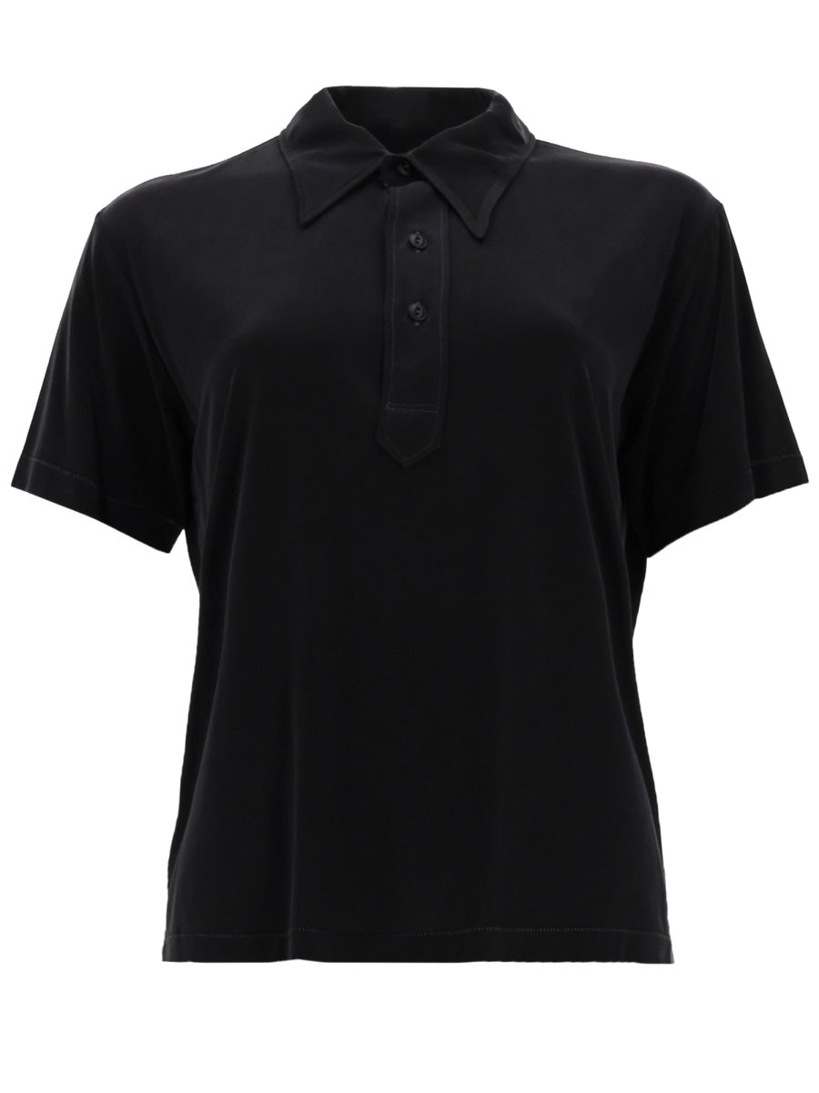 Maison Margiela Polo In Cupro
