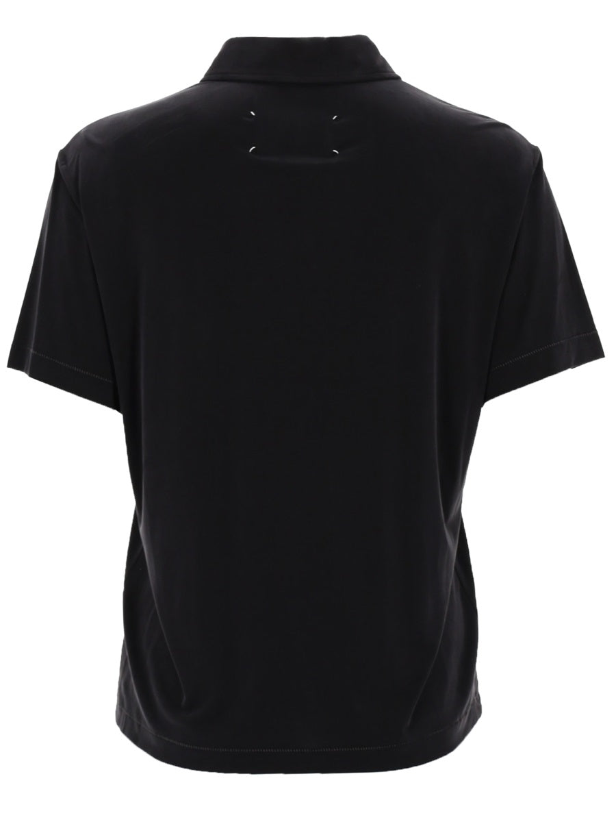 Maison Margiela Polo In Cupro