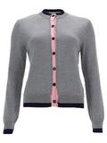 Msgm Cardigan Con Dettaglio Doppio Bordo