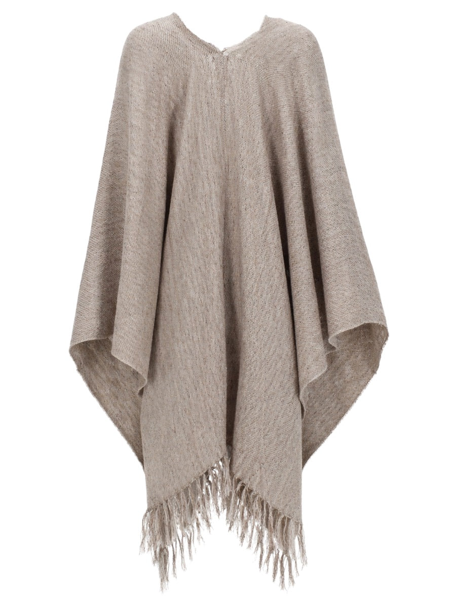 Brunello Cucinelli Poncho In Lino