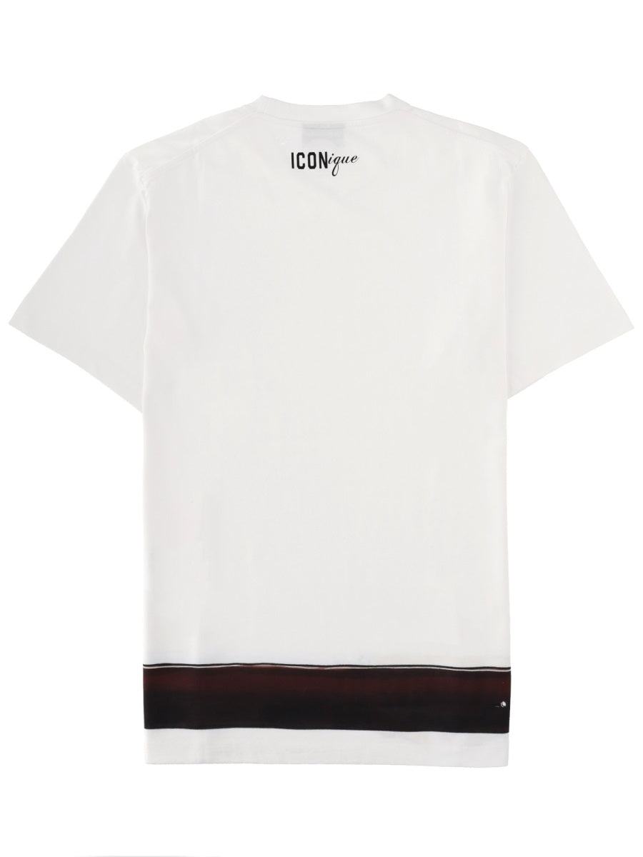 Dsquared T Shirt "Iconique" Con Stampa