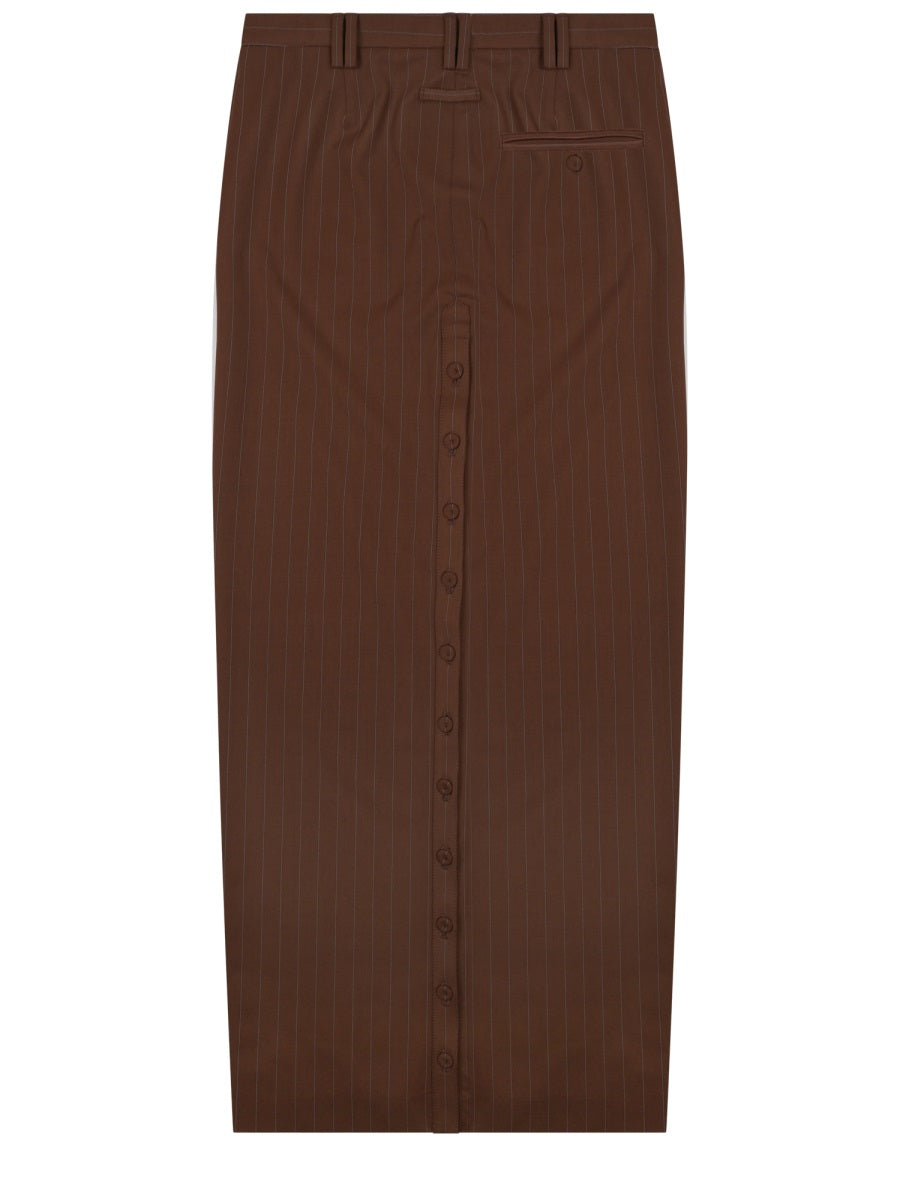 Jean Paul Gaultier Gonna Midi Con Bottoni