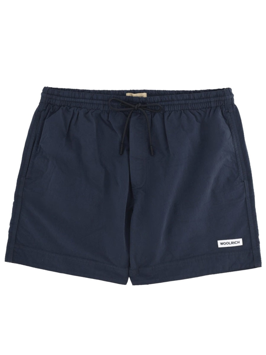 Woolrich Costume Da Bagno Con Logo