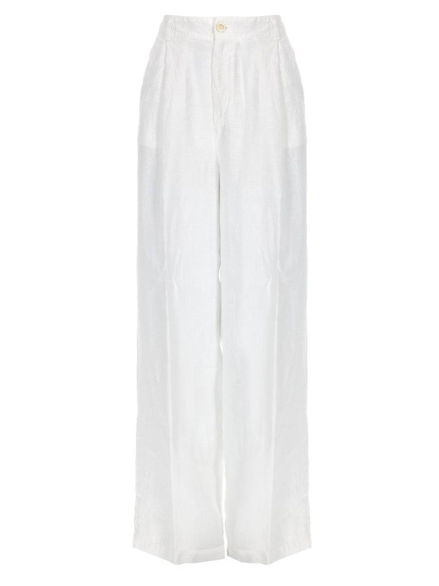120% Lino Pantalone In Lino