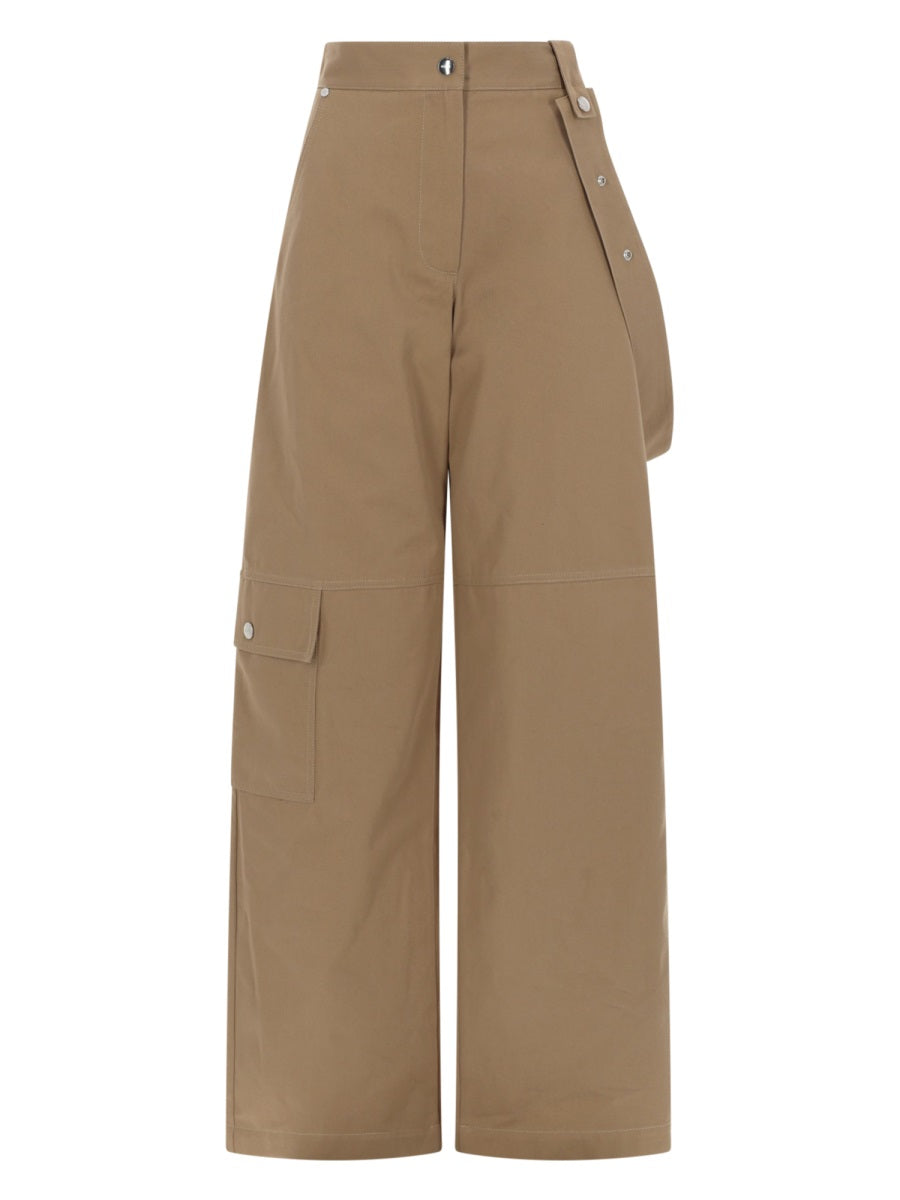 Msgm Pantalone Dritto In Cotone