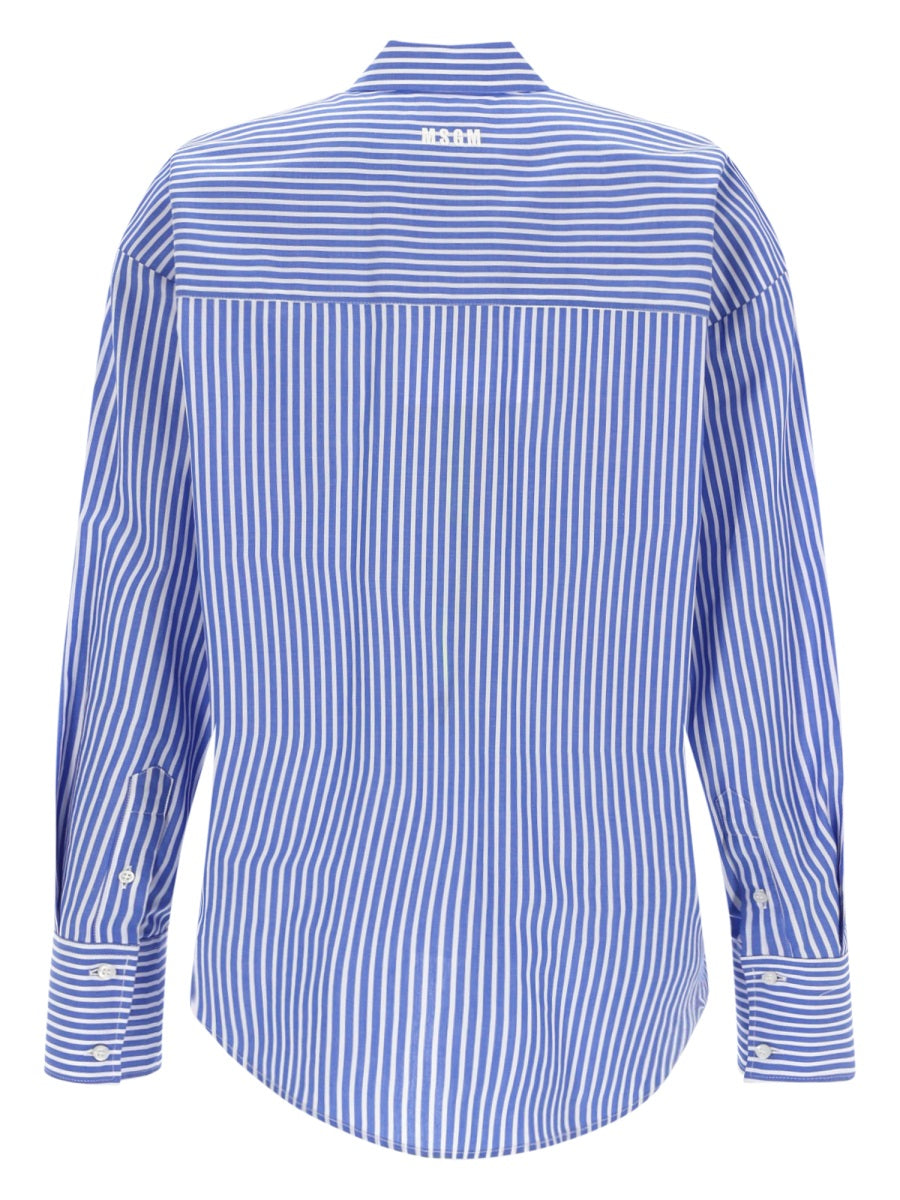 Msgm Camicia Con Logo