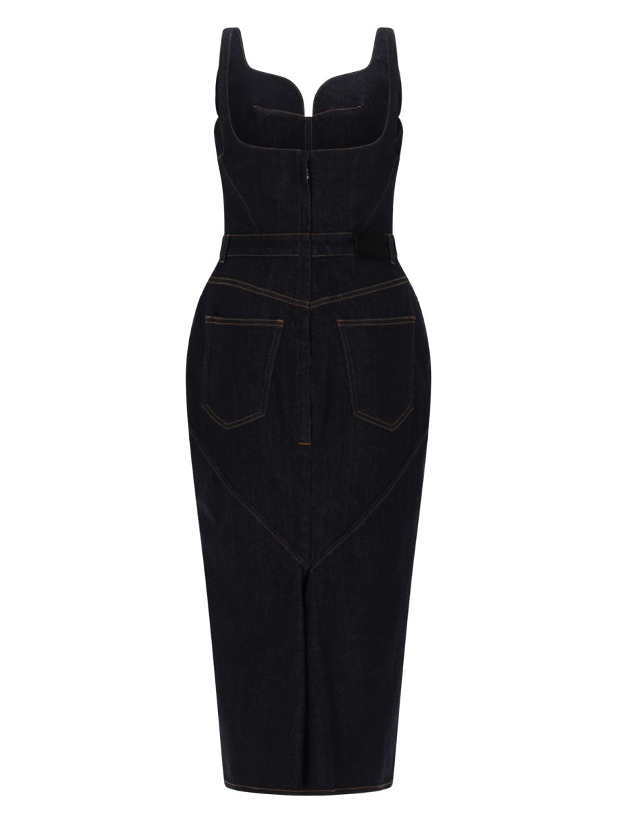 Givenchy Abito In Denim Grezzo