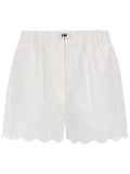 Msgm Shorts Con Motivo Traforato
