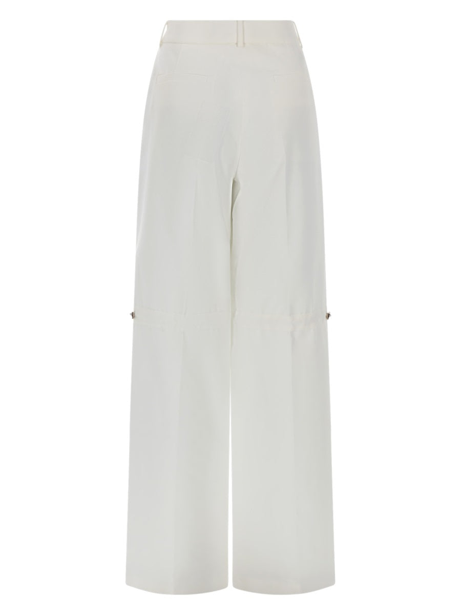 Fendi Pantalone Dritto Con Coulisse