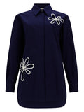 Fendi Camicia In Popeline Di Cotone