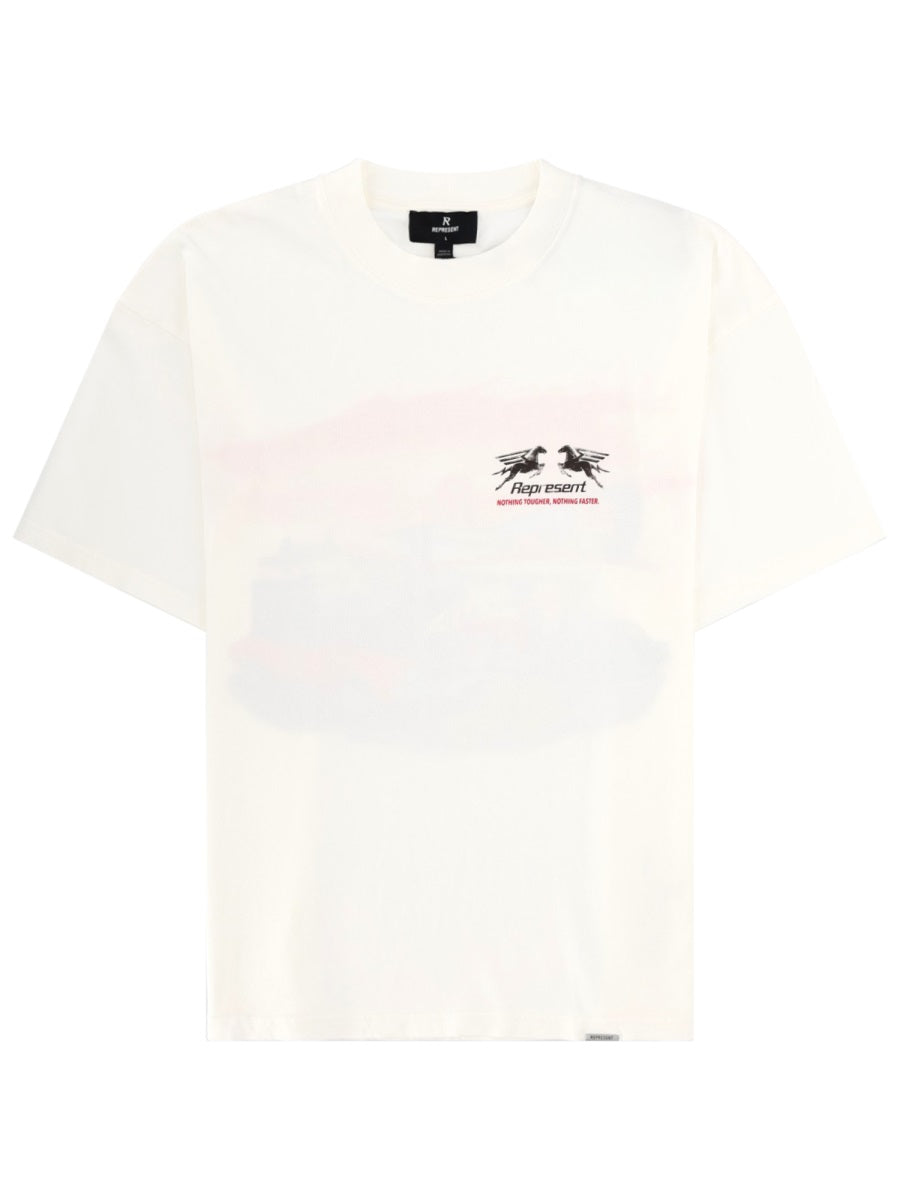 Represent T Shirt Con Stampa "24 Hour Service"