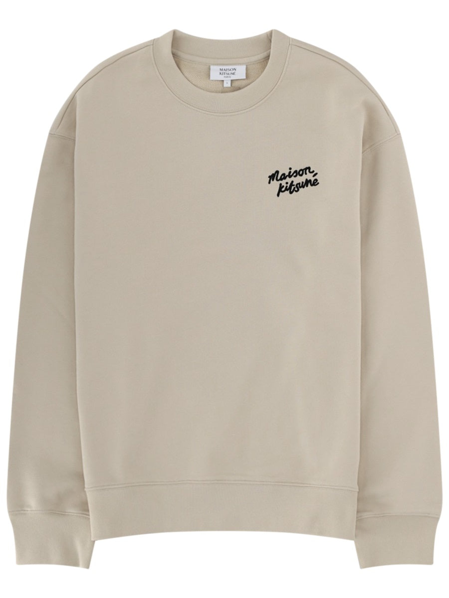 Maison Kitsuné Felpa Con Logo