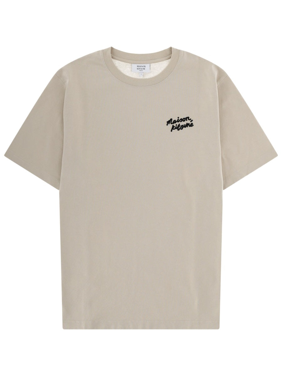 Maison Kitsuné T Shirt Con Logo