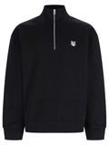 Maison Kitsuné Felpa "Fox Head" Con Zip