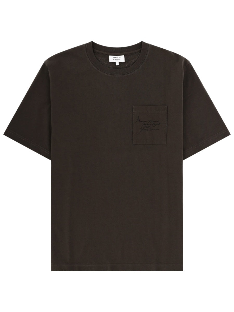 Maison Kitsuné T Shirt "Poetic Script"