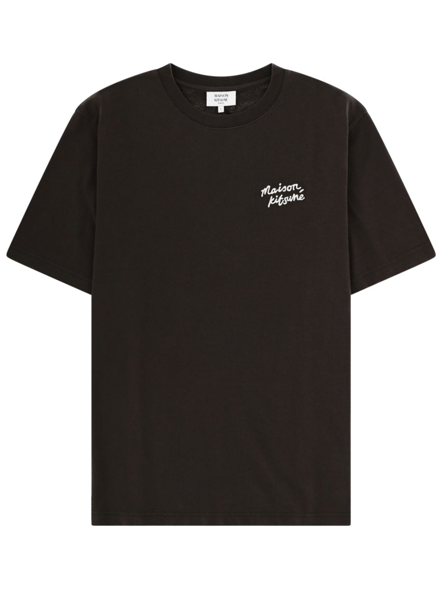 Maison Kitsuné T Shirt Con Logo