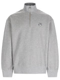 Maison Kitsuné Felpa "Fox Head" Con Zip