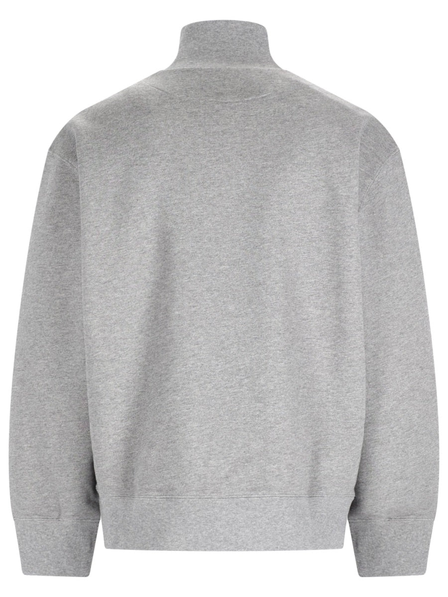 Maison Kitsuné Felpa "Fox Head" Con Zip
