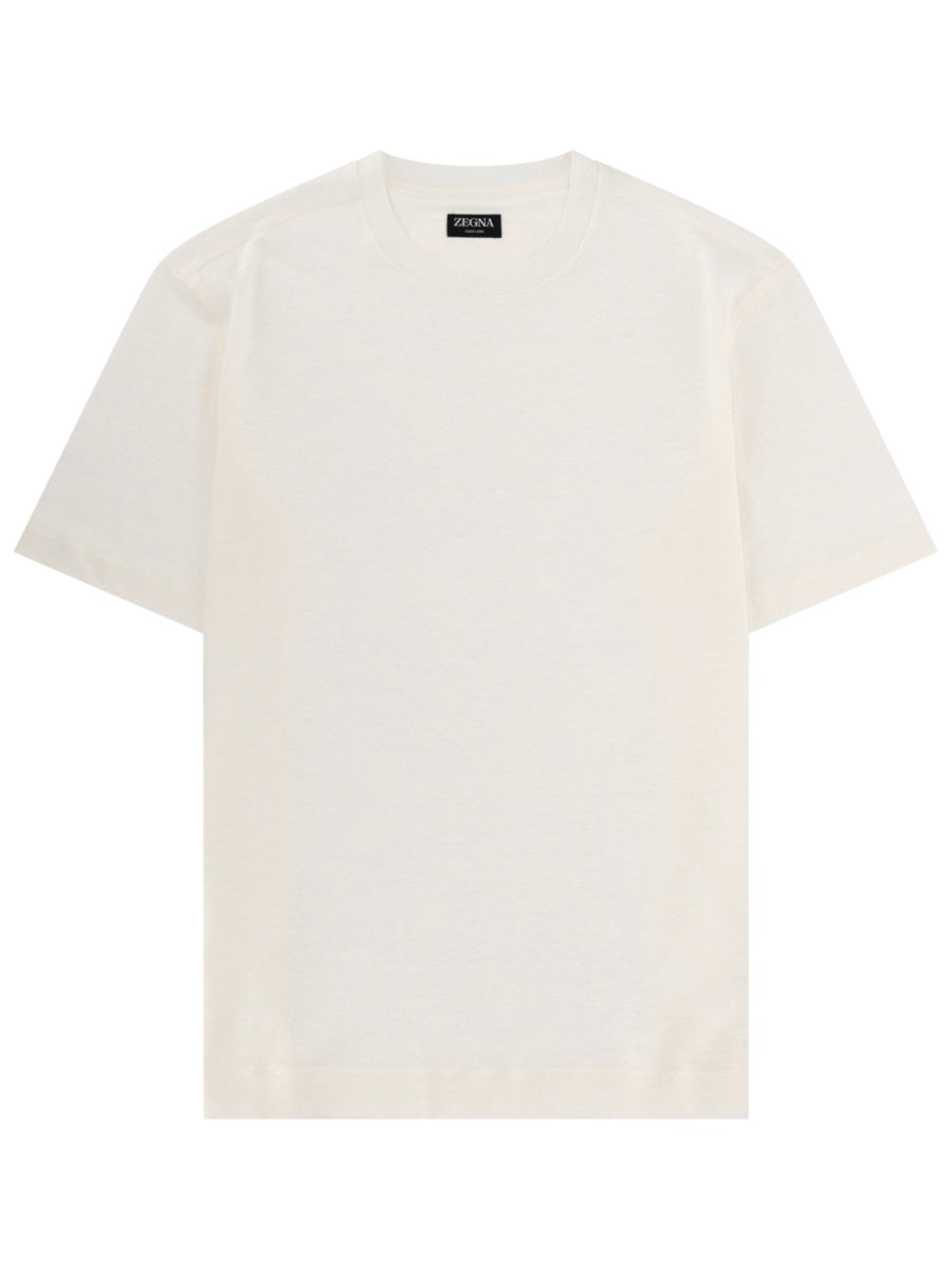 Zegna T Shirt "Oasi" In Lino