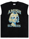 Amish Top Con Stampa
