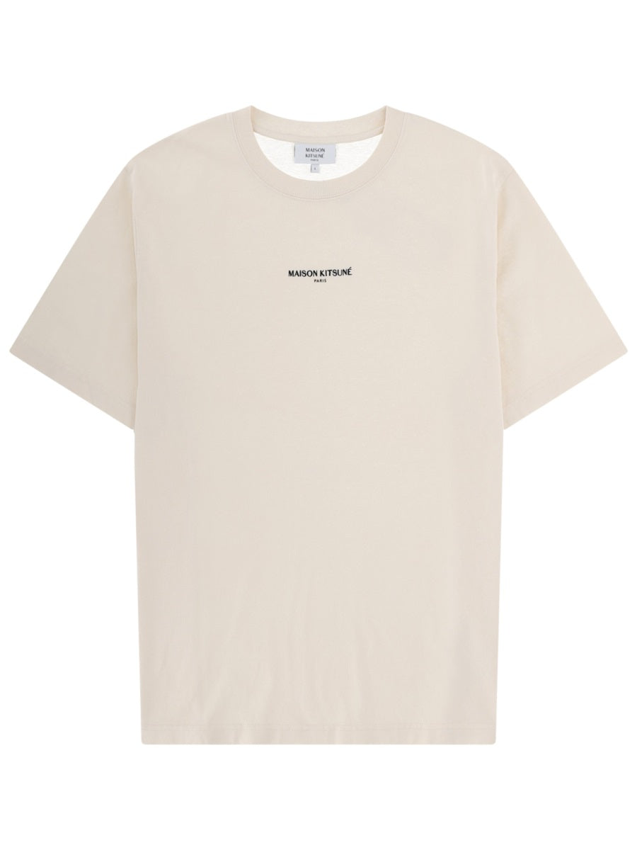 Maison Kitsuné T Shirt Con Logo