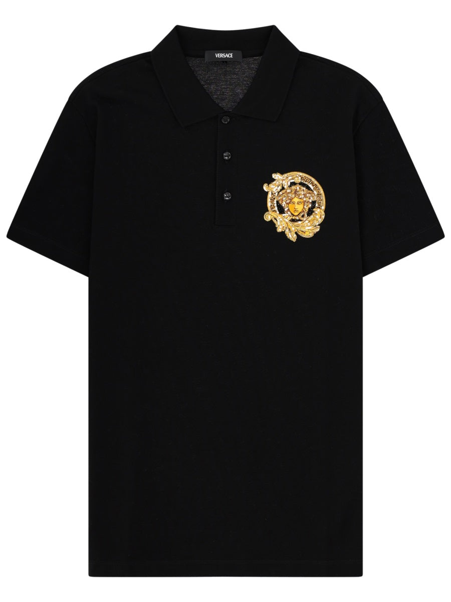 Versace Polo Con Logo