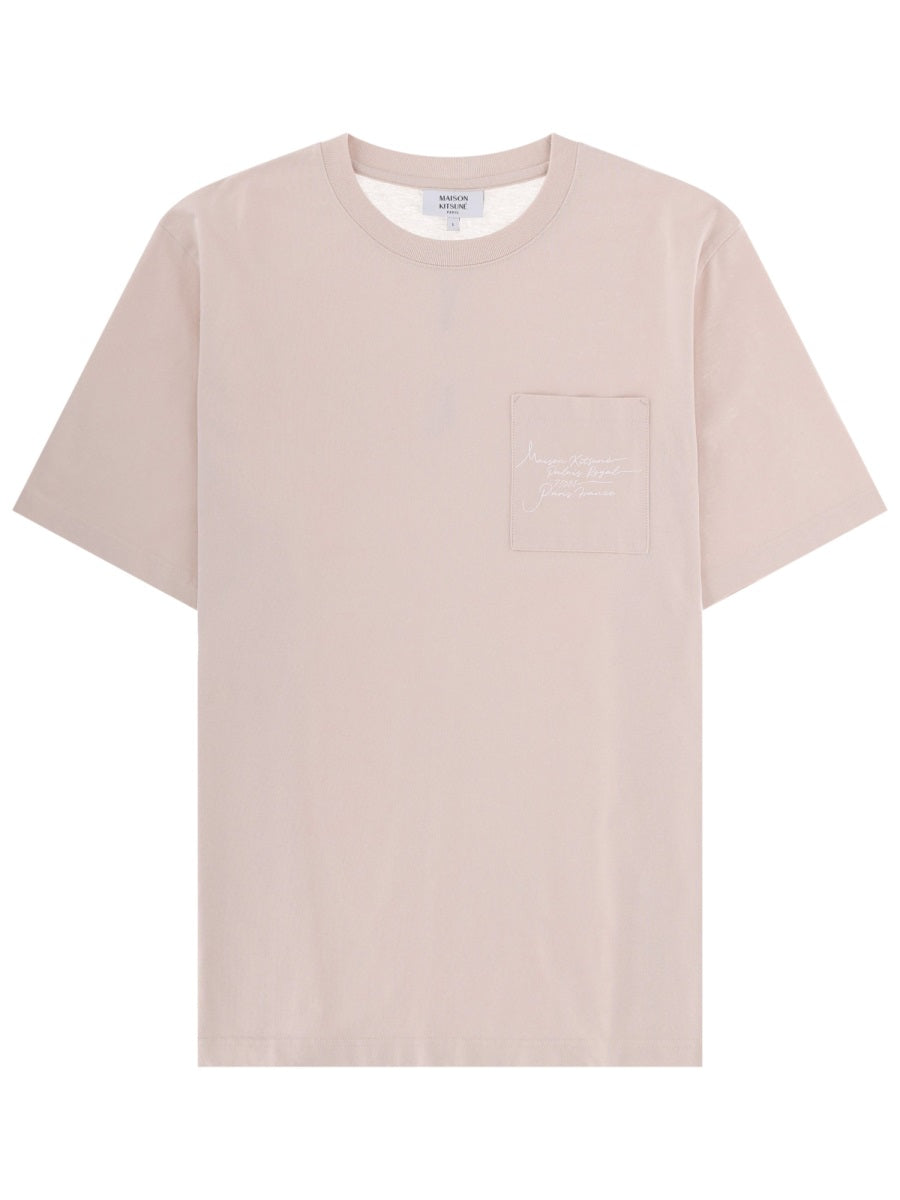 Maison Kitsuné T Shirt "Poetic Script"