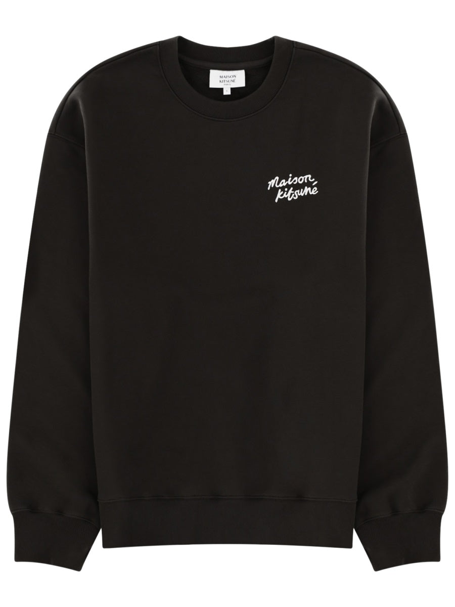 Maison Kitsuné Felpa Con Logo