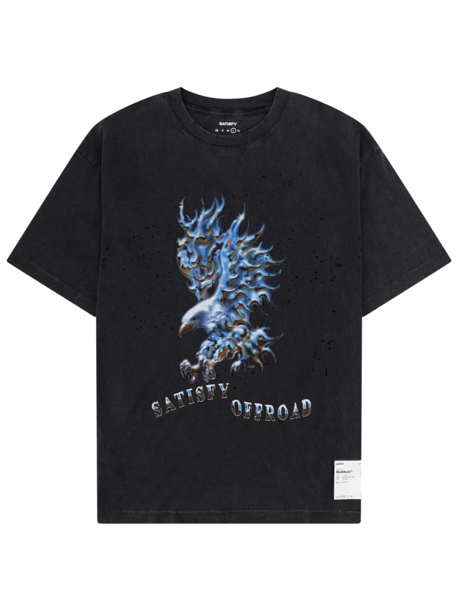 Satisfy T Shirt Con Stampa