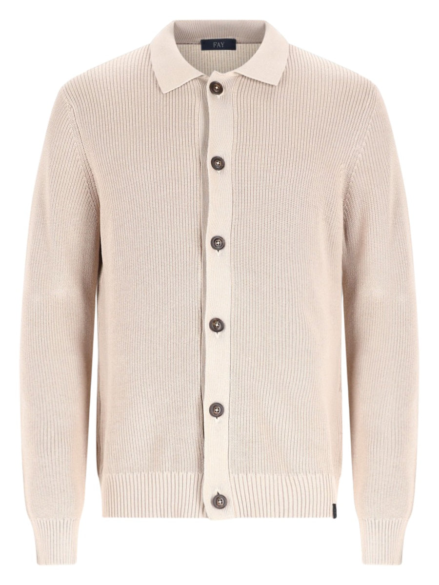 Fay Cardigan In Maglia Di Cotone