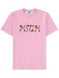 Msgm T Shirt Con Logo