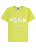 Msgm T Shirt Con Logo