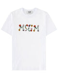 Msgm T Shirt Con Logo