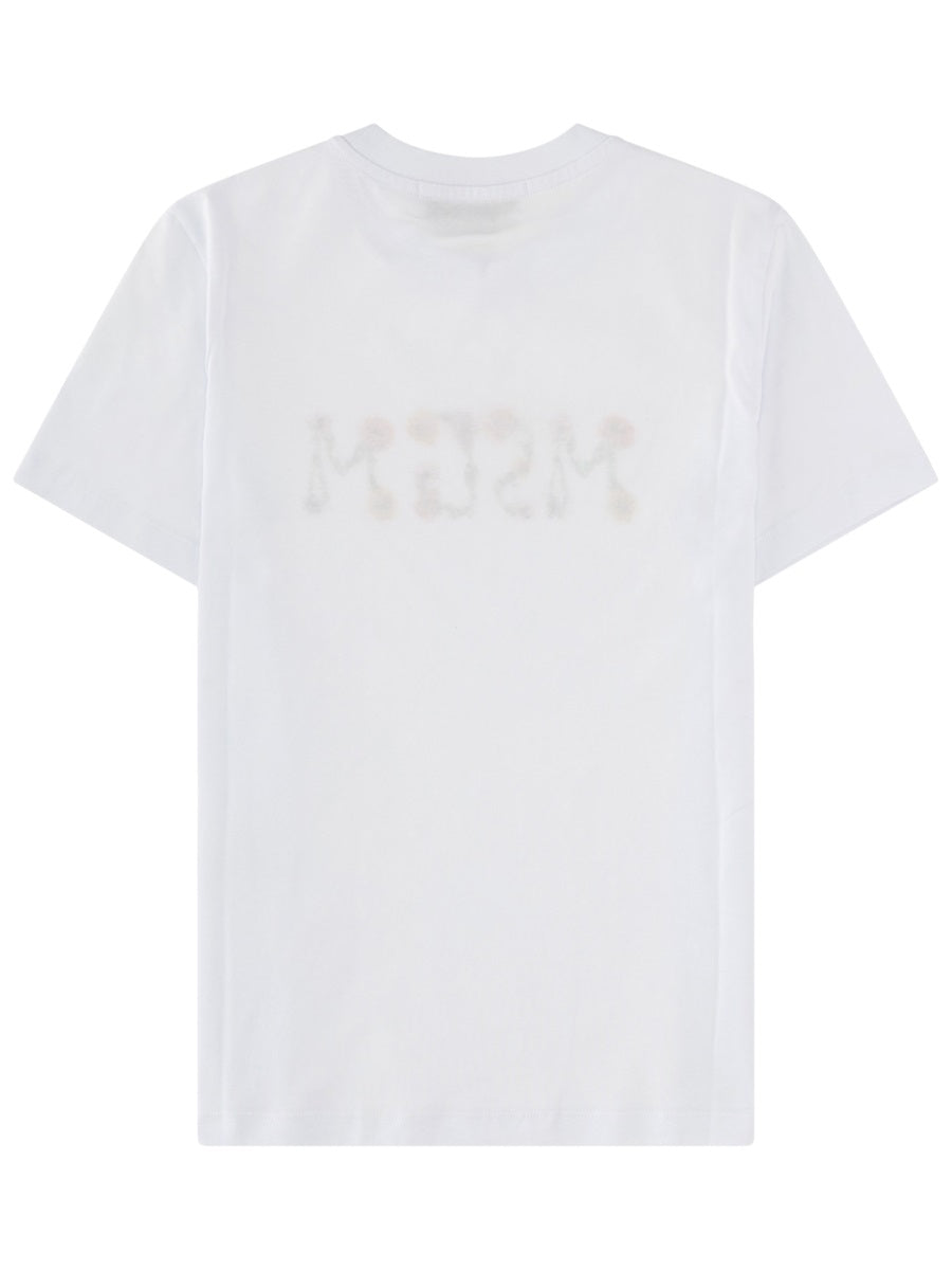 Msgm T Shirt Con Logo