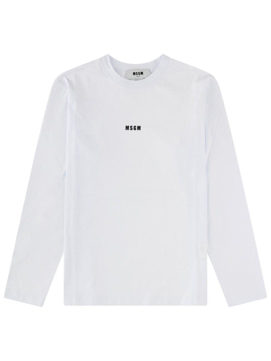 Msgm T Shirt Con Logo