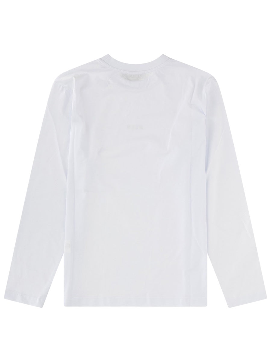 Msgm T Shirt Con Logo