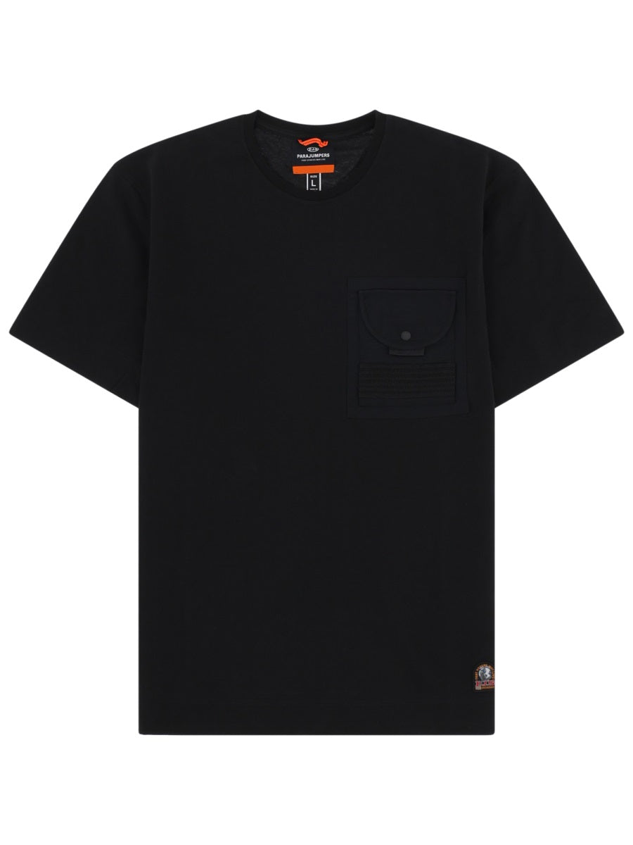 Parajumpers T Shirt "Malham" Con Taschino