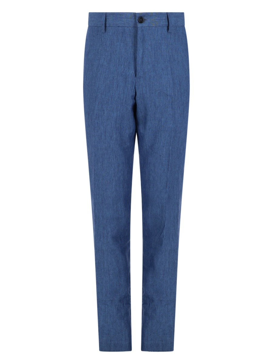 120% Lino Pantalone In Lino