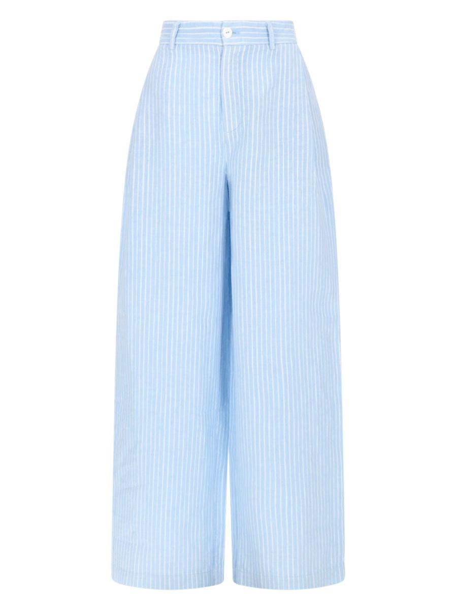120% Lino Pantalone In Lino
