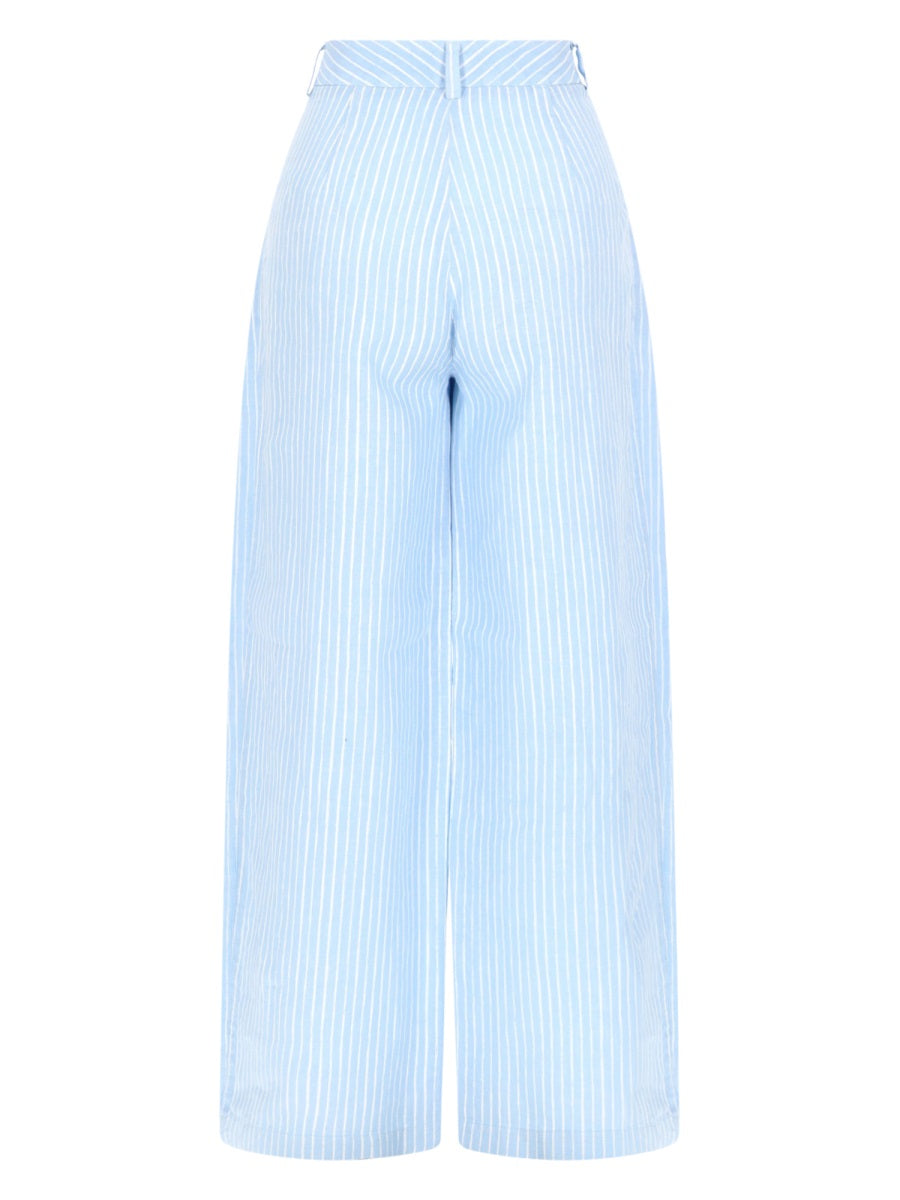 120% Lino Pantalone In Lino