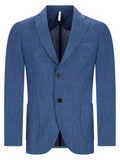 120% Lino Giacca Monopetto In Lino