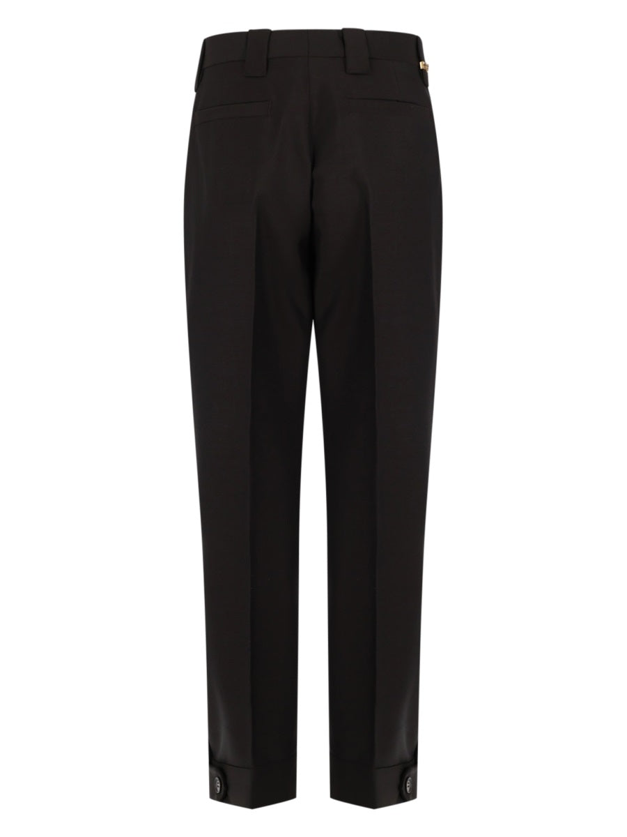 Versace Pantalone In Lana E Mohair