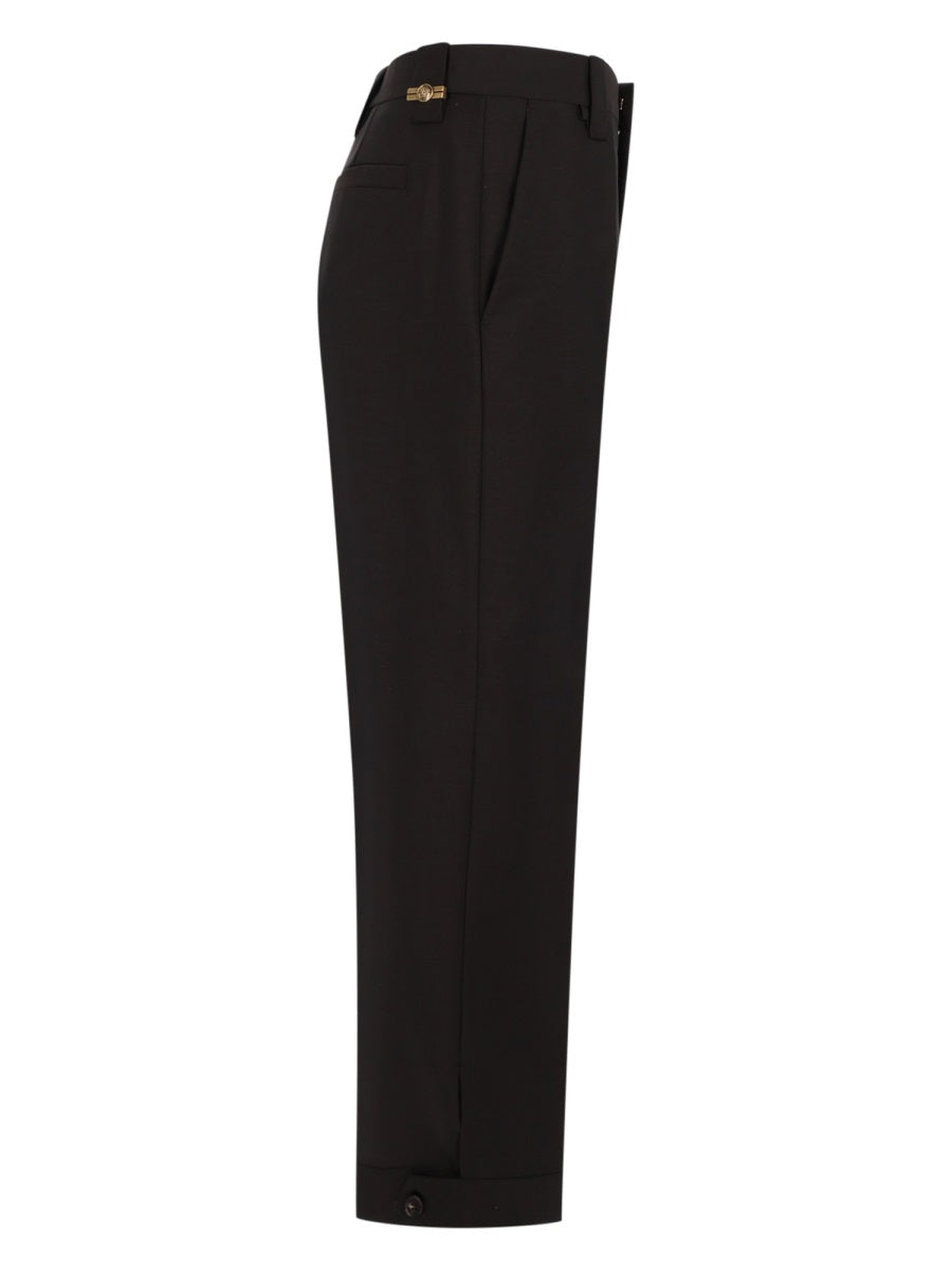 Versace Pantalone In Lana E Mohair
