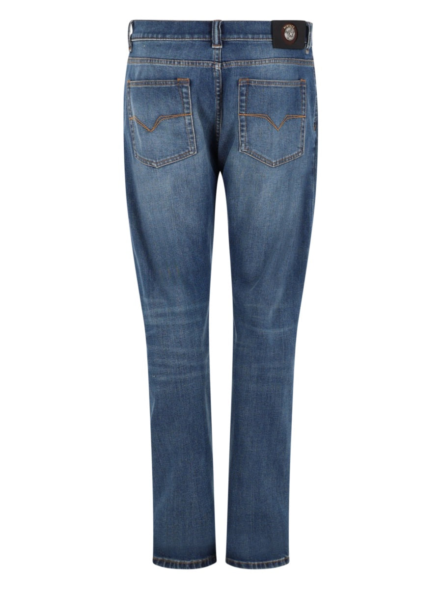Versace Jeans In Denim Di Cotone