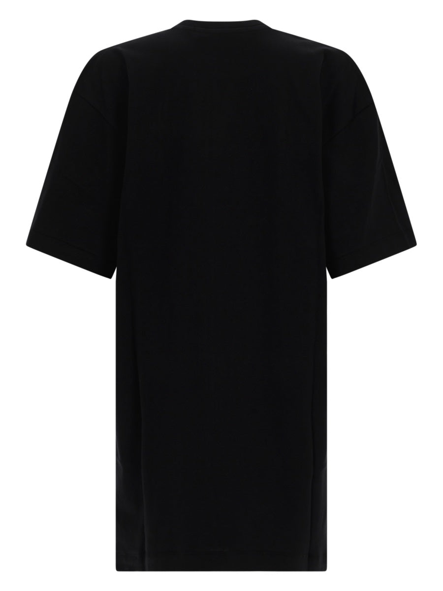 Msgm Abito T Shirt Con Logo