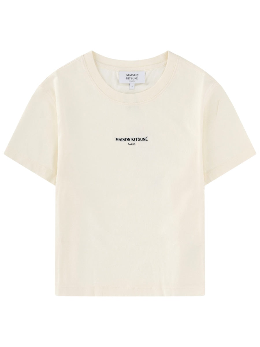 Maison Kitsuné T Shirt Con Logo